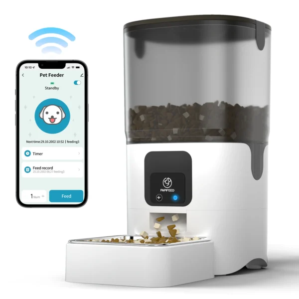 PAPIFEED Smart Automatic WiFi Pet Feeder with APP Control